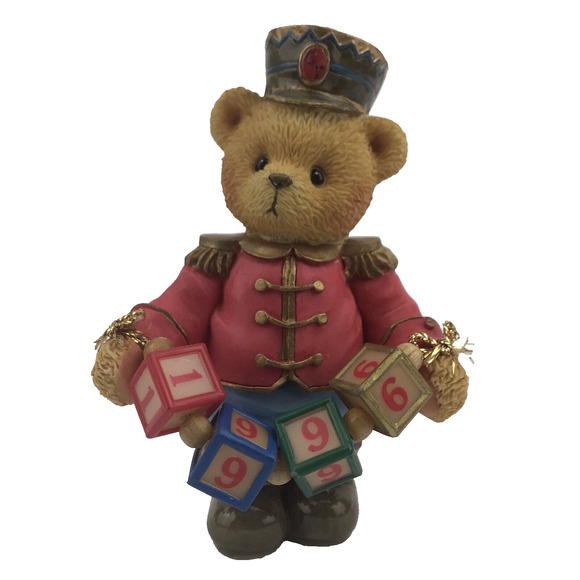 Enesco Cherished Teddies Jeffrey Toy Soldier Bear 1996 Striking Up Another Year - Picture 1 of 7